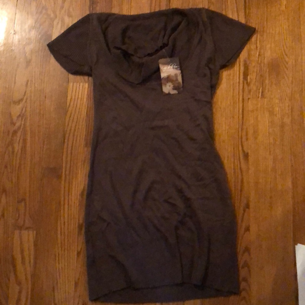 Long brown shirt. Never worn!